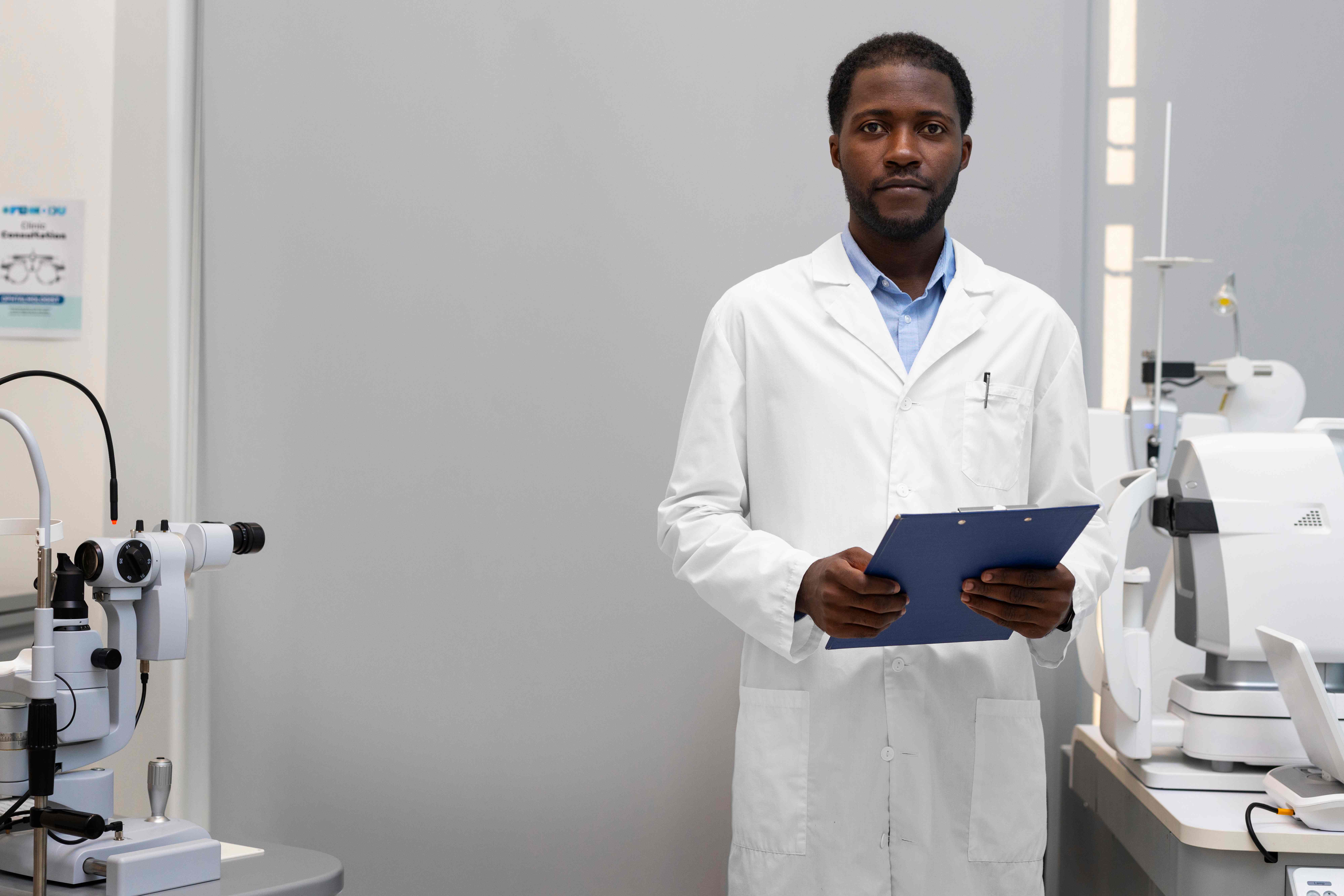 Professional Doctor in Medical Office