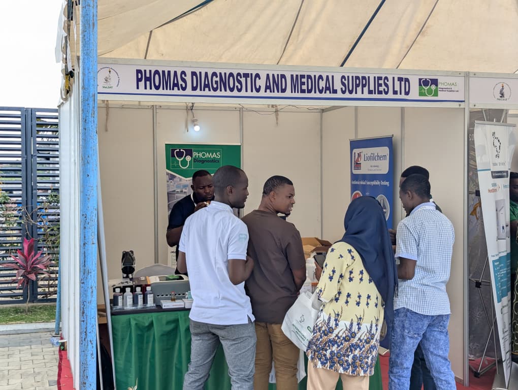 Phomas Diagnostics Exhibits at MELSAT 2025 in Mwanza - Image 1